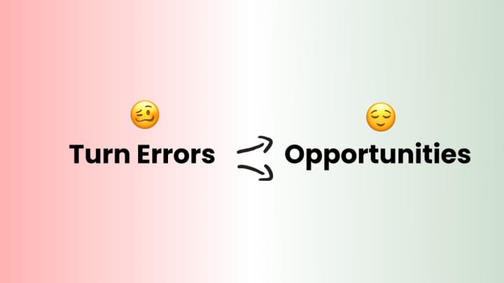 How to write successful error messages